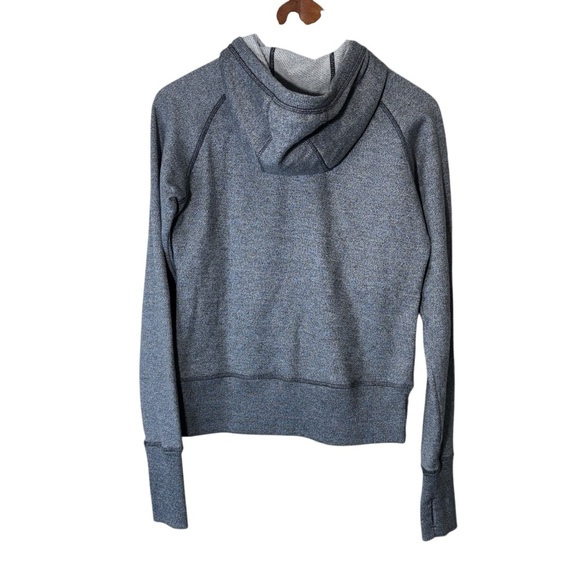 Patagonia Cloud Stack Grey Full Zip Hoodie Thumbholes Size Medium - Picture 2 of 12